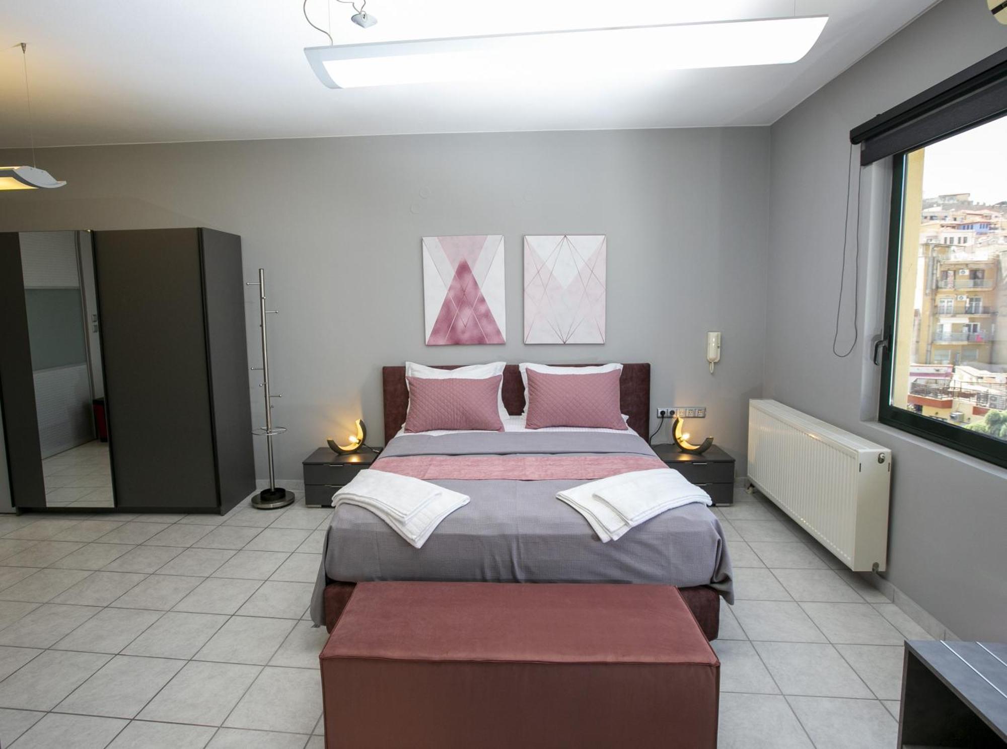 Castle View Luxury Apartment With Free Private Parking Kavála Eksteriør bilde